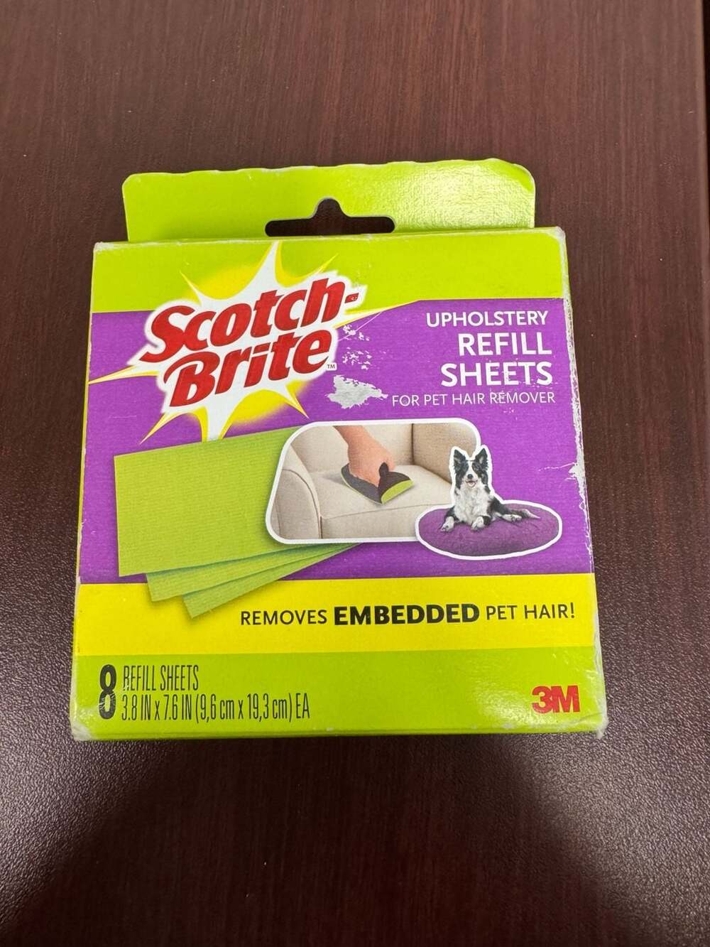 New discontinued Scotch-Brite Upholstery Pet Hair Remover Refill Sheets, 8-Pack
